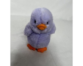 Russ Purple Easter Chick Plush Weighted Duck Waddles 5 Inch Stuffed Animal