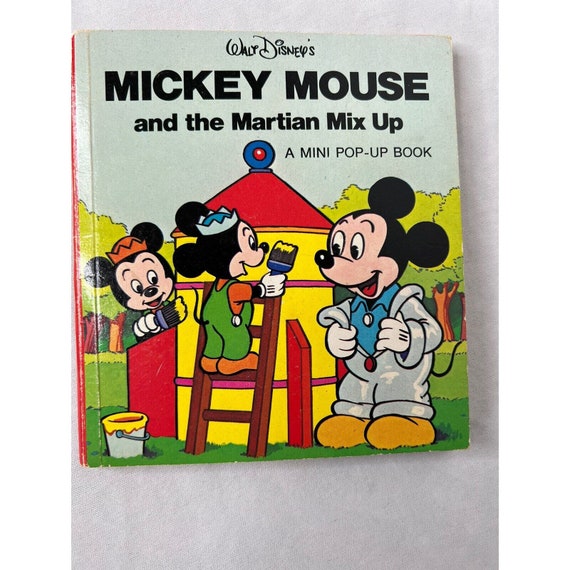 Vintage 1978 Walt Disney Mickey Mouse and the Martian Mix up