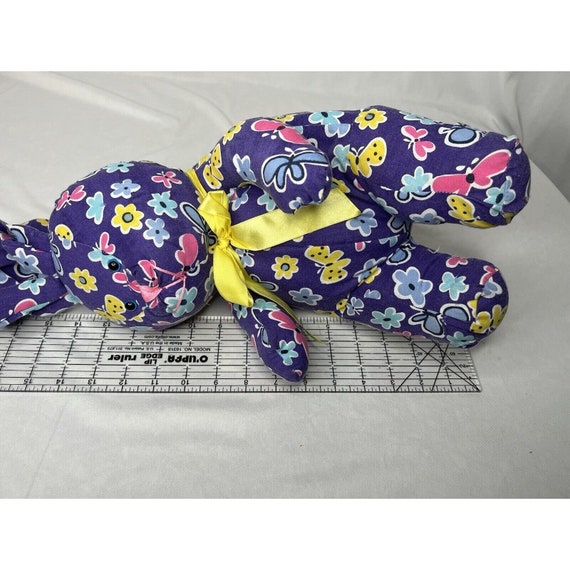 Vintage Sugar Loaf Floral Bunny Rabbit Fabric Plush Stuffed Toy 15