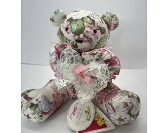 Dakin Día de las Madres Bolsita Oso de Peluche Peluche Animal con Etiquetas Vintage 1988