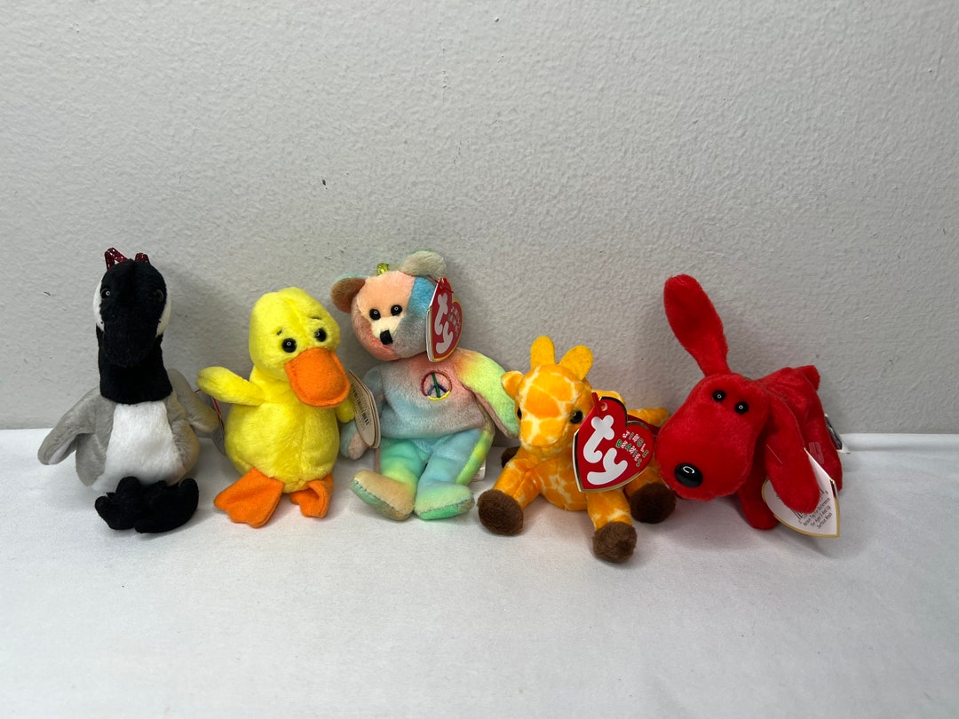 Ty Jingle Beans Beanie Babies Set of 5 Christmas Holiday Etsy
