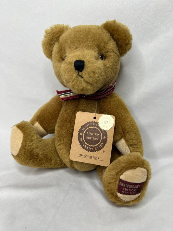 Boyds Bears Plush Limited Edition 20th Anniversary Matthew Bear