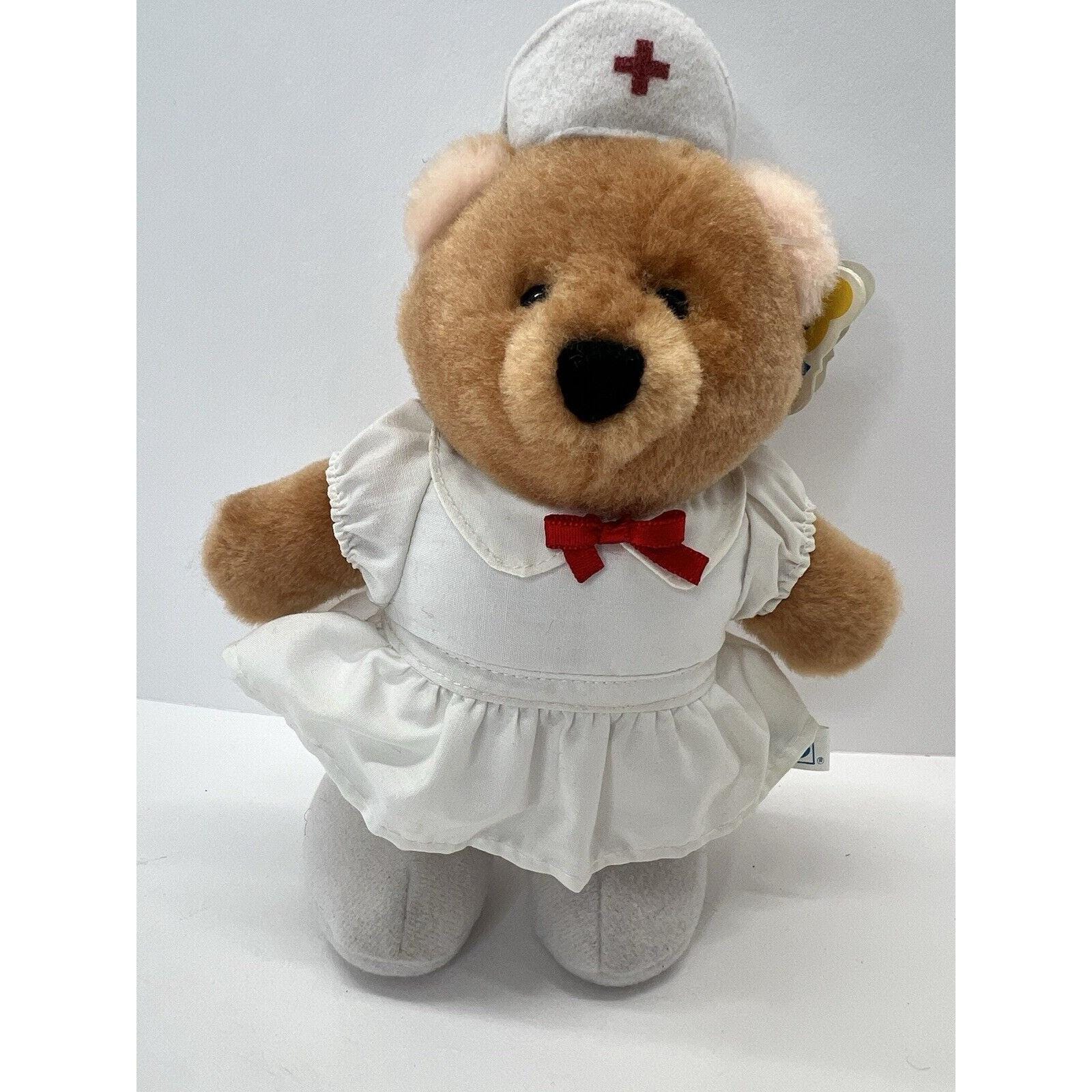 Vintage 1985 Dakin Nancy Bear Nurse With Uniform and Hat Retired 8