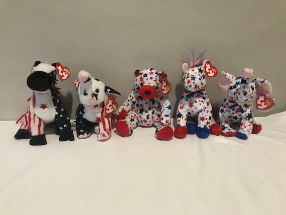 Ty Beanie Babies Choice of American Political Beanies - Etsy