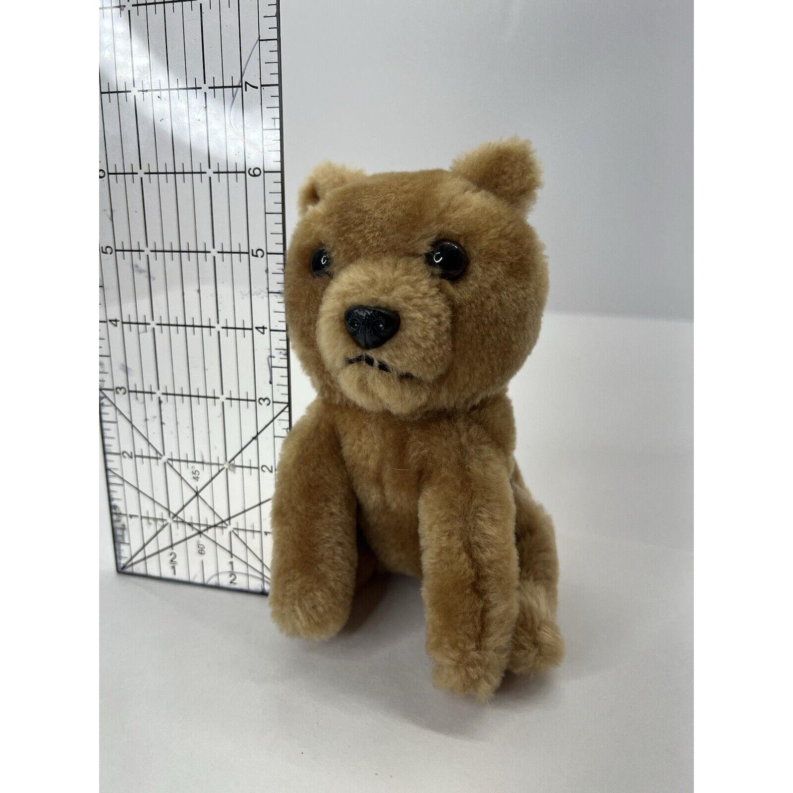Dakin Vintage Brown Teddy Bear Plush 1980 Stuffed Animal Nutshells