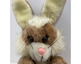 Vintage 1980 Wallace Berrie & Co Bunny Plush #512 Brown Bunny With