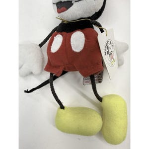 Vintage Gund Mickey and Minnie Mouse Plush Animals with String Arms & Legs Bild 10
