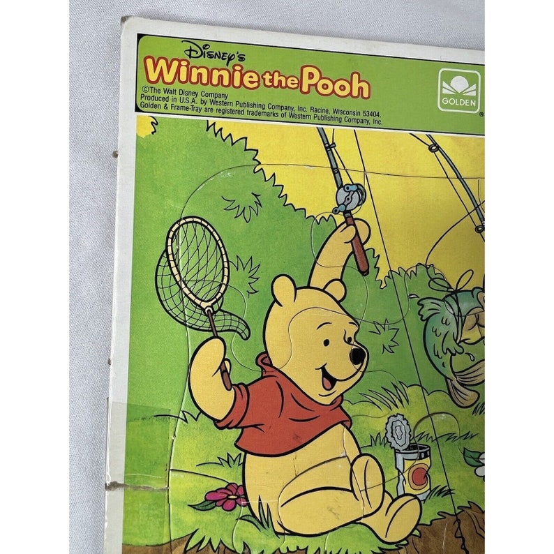Vintage Golden Disney Winnie the Pooh and Friends Frame Tray Puzzle ...