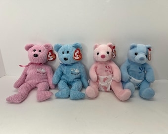 Vintage Ty Beanie Baby Bear: 90s/2000s Newborn Collection