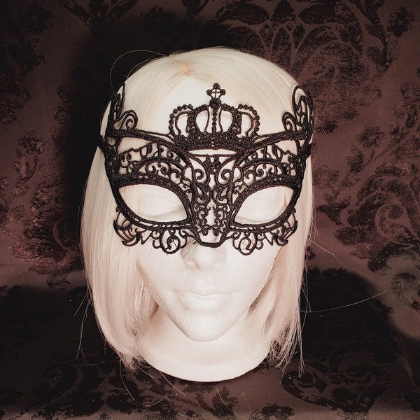 Gorgeous '50 Shades of Grey' Style Black Lace Face Mask Create Your Own Romantic Adventures Sensual Fun Sexy Fetish Mask For Your Loved One!