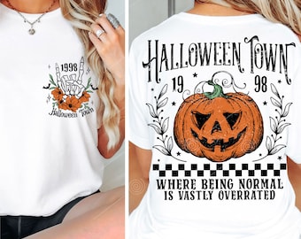 Halloweentown 1998 PNG, Halloween png, Halloween Town University png, Retro Halloween png, Pumpkin Face, Fall png, Vintage pumpkin Png