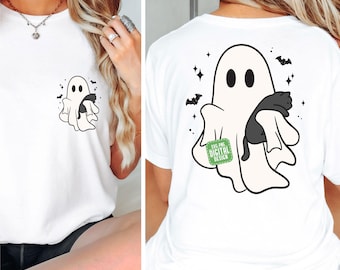 Słodki duch SVG PNG, Czarny kot png, Halloween Svg, Trendy png, Upiorny sezon Png, halloween kot png, duch kot png, Halloween duch svg