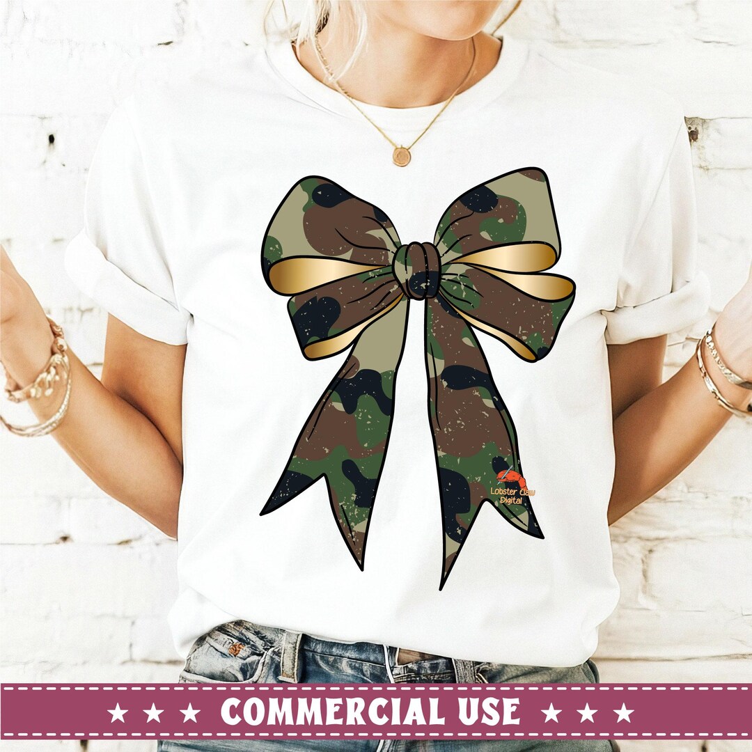 Camo Coquette Bow Png, Duck Hunting Shirt Design Old School Camo Png ...