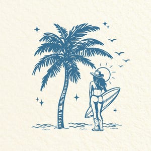 Cowgirl Summer Svg Png, Surf Cowgirl Svg, Coastal Cowgirl Beach png, Girly Western png, Summer png,  Cowgirl Svg, Trendy Summer Shirt Design