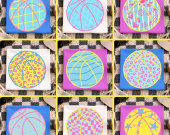 Summer Basketball PNG Bundle, colorful basketball Designs  (Instant Download)