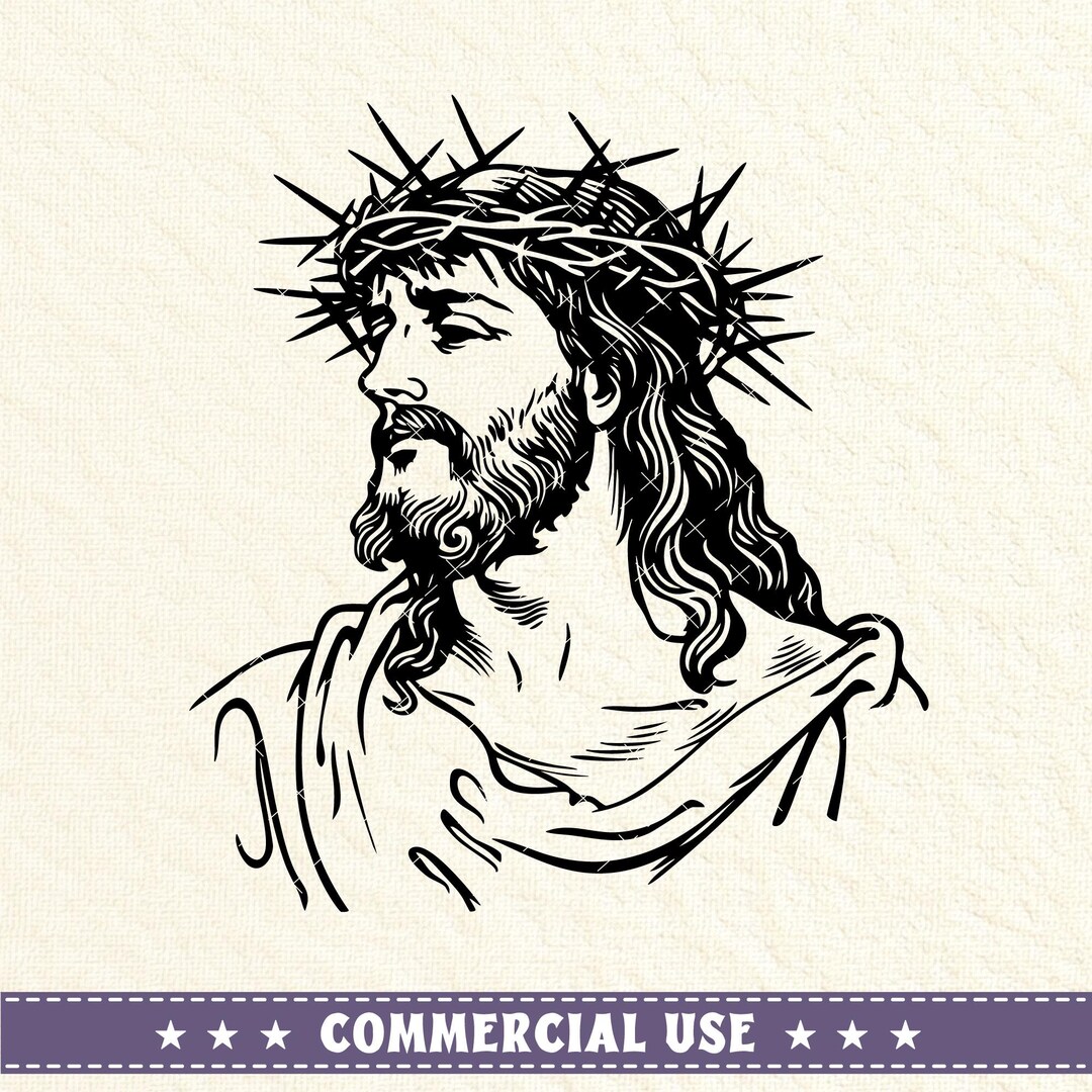 Jesus Christ SVG PNG, Jesus Christ Svg, Jesus Christ Png, Jesus Christ ...