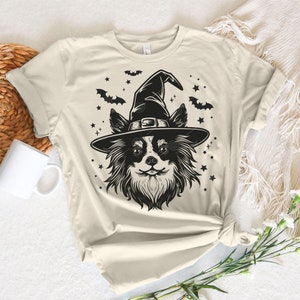 Halloween heks papillon Svg, schattige papillon Svg, heks hoed svg, hond heks, Halloween shirt, huisdier liefhebbers cadeau, papillon hond svg, hond gezicht svg