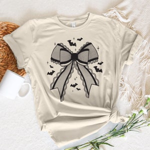 Halloween Gothic Coquette bow PNG, Spooky Season png, Coquette png, Bat Png, Retro halloween png, trending png, Gothic png, black bow png
