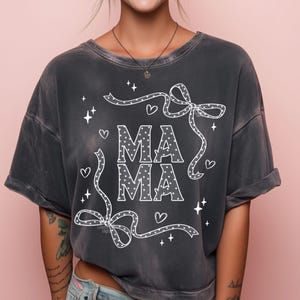 Lace Mama Coquette bow Png, Mama Png, Coquette bow Mama Png, Mama Varsity Png, Mothers Day Png, Gift for Mom, Lace Coquette Bow Png