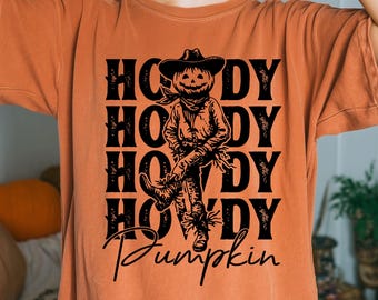 Howdy Pumpkin PNG, Country Pumpkin Png, Halloween Pumpkin Png, Fall, Pumpkin Patch Png, Pumpkin Png, Western Pumpkin Png, Western Fall Png