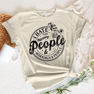 Sarkastisches Kaffee-Skelett SVG PNG Ich hasse Morgen Menschen Koffein SVG Skeleton Snarky SVG