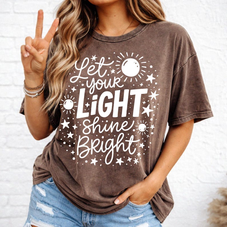 Let Your Light Shine PNG | Bright and Colorful | Girls Christian ...