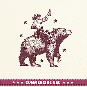 Bûcheron cowboy Svg Png, Svg ours, dictons western, Meme Design Svg, Svg sarcastique, Svg drôle sarcastique, Svg tendance, usage commercial