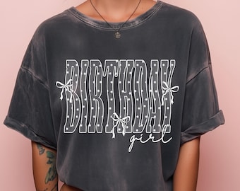 Verjaardag meisje kanten cocktailshirt png, verjaardag meisjesshirt png, preppy cocktailstrik verjaardagsshirt png, verjaardagsstrik png, kanten strik png