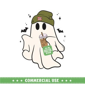 Süßer Geist Trinkt Kaffee Png, Geist Eiskaffee Png, Halloween-Geist Png, Bleibt gruselig Png, Gruselige Saison Png, Geist Png, gruseliger Geist Png