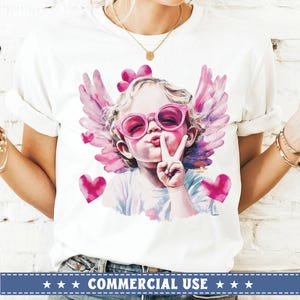 Niedliche Amor Valentinstag PNG, Retro Valentinstag png, Lustige Amor Mit Sonnenbrille png, Valentinstag png, Amor png