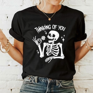 Thinking of you SVG PNG, Funny Adult Humor Svg, Skeleton Svg, Funny skull Svg, Floral skull Svg, Funny karma svg, Snarky svg