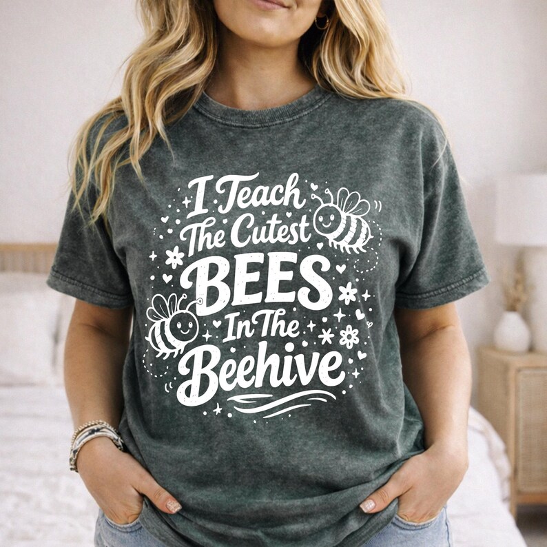 Bee Teacher SVG PNG, I Teach the Cutest Bees in the Beehive SVG, Cute ...