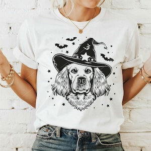 Halloween bruja caniche svg, lindo papillon svg, sombrero de bruja svg, perro bruja, camisa de Halloween, regalo de los amantes de las mascotas, perro caniche svg, cara de perro svg
