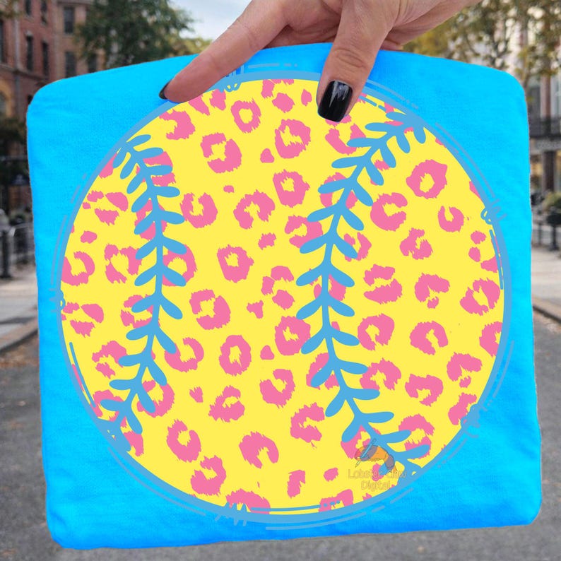 Summer Baseball PNG Bundle, Retro Beach Softball Designs, Leopard Print Ball Sublimation, Colorful Sports Mama PNG, Summer Vibes Ball Pack image 8