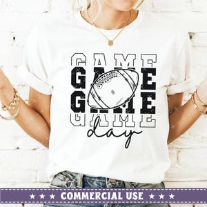 Dia do jogo SVG PNG DXF, Futebol Svg, Vida no futebol svg, Vibes do dia do jogo svg, Torcida do futebol svg, Camisa de futebol svg png, Uso comercial
