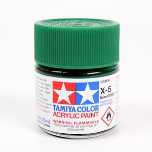 Tamiya Acrylic X-5 Green 23ml Bottle of Paint # 81005