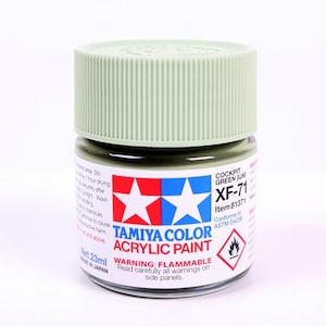 Tamiya Acrylic XF-71 Cockpit Green 23ml Bottle of Paint # 81371