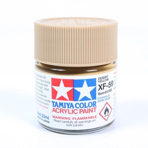 Tamiya Acrylic XF-59 Desert Yellow 23ml Bottle of Paint # 81359
