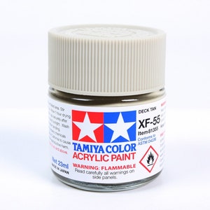 Tamiya Acrylic XF-55 Deck Tan 23ml Bottle of Paint # 81355
