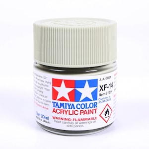Tamiya Acrylic XF-14 J.A Grey (Japanese Army) 23ml Bottle of Paint # 81314