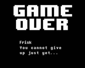 Custom Undetale death Screen Name