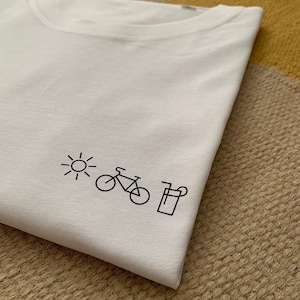 Shirt Sun, Bicycle, Lemonade 100% Organic Cotton & Fair Wear certified