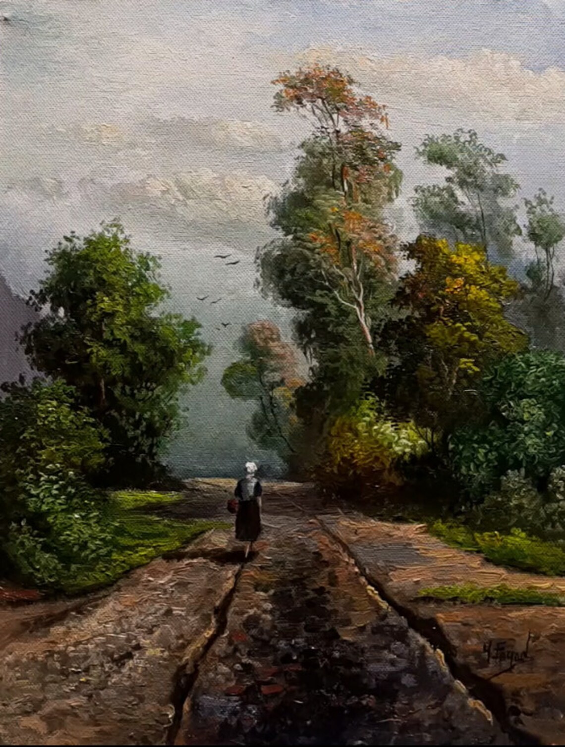 Oil Painting Landscape by Yasser Fayad Etsy
