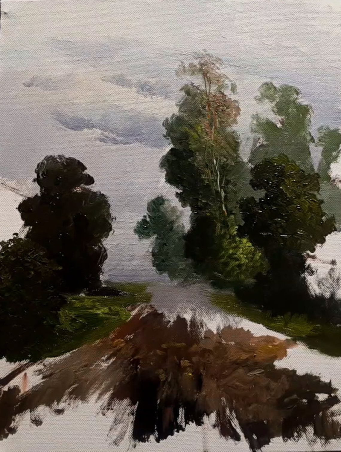 Oil Painting Landscape by Yasser Fayad Etsy