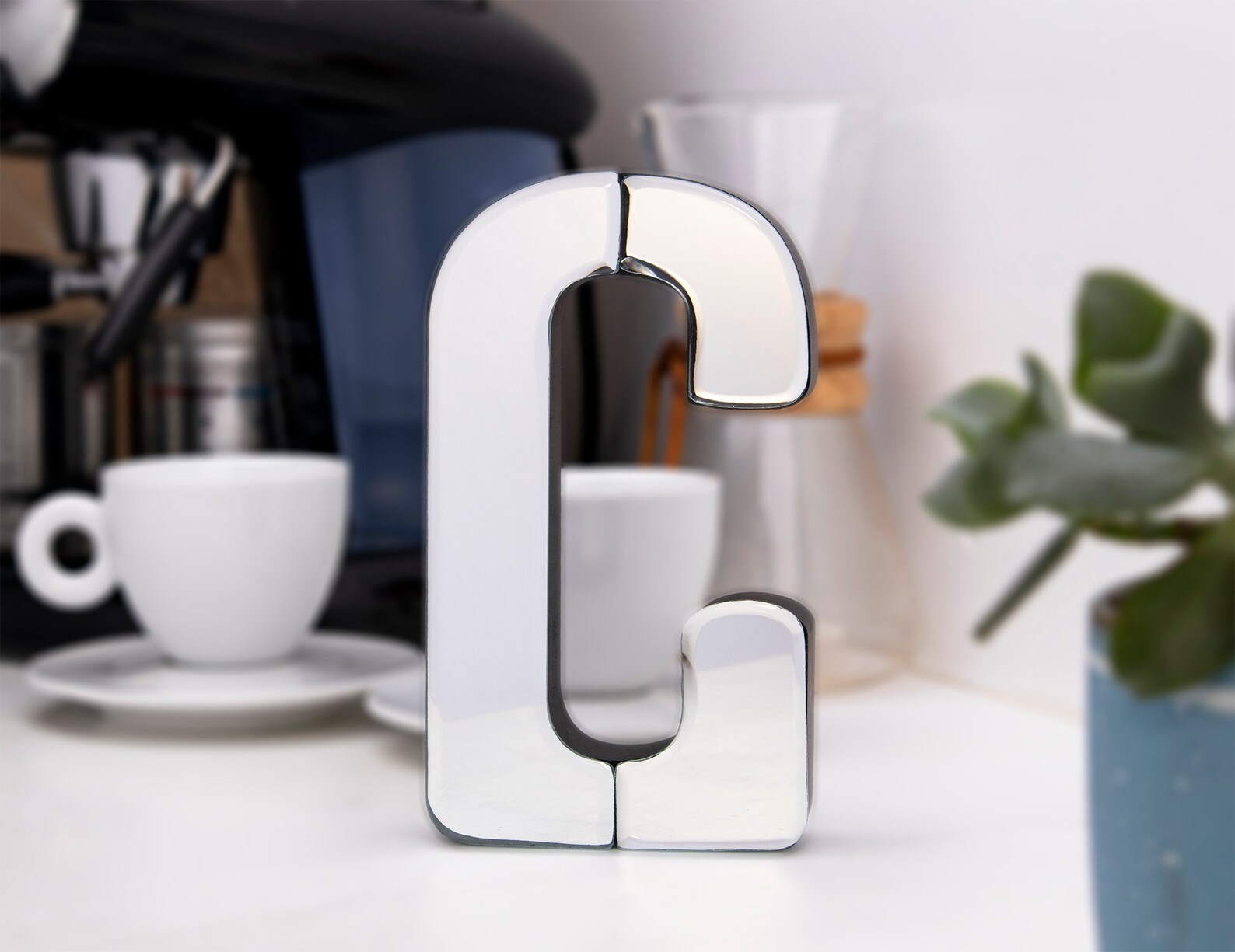 Letter C glassC letter wallglass wall blockshome decor Etsy