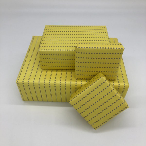 Yellow and Grey Premium Gift Wrapping Paper -Pantone colours of the year