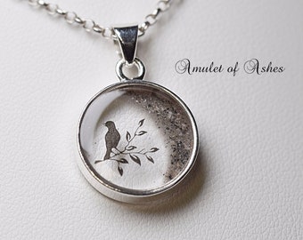 Cremation Ashes & Memorial Open Back Necklace