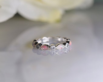 Cremation Ashes & Memorial Marquise Ring &#39;Moana&#39;