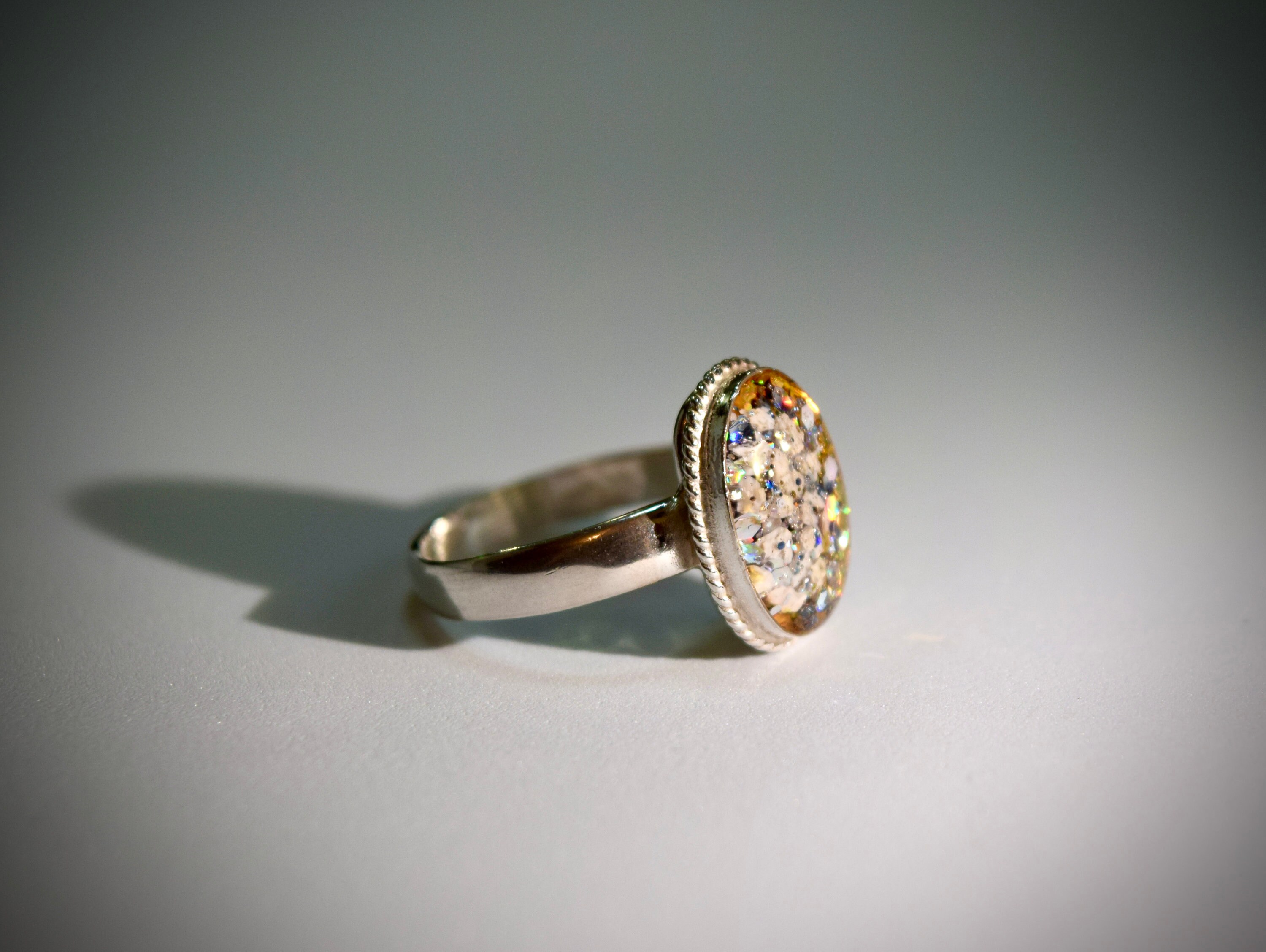 Cremation Ashes & Memorial Ring Etsy