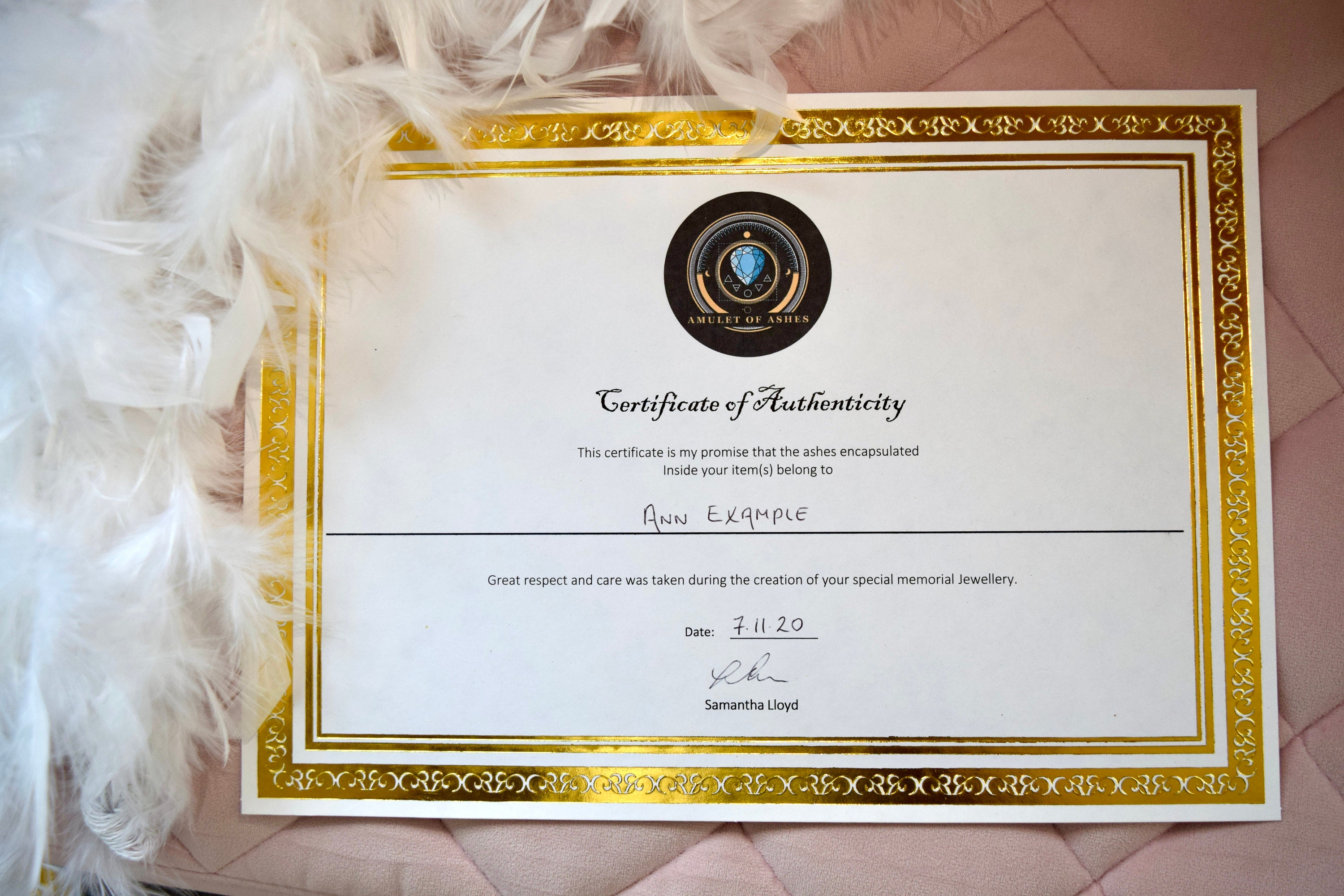 Certificate Of Authenticity Near Me